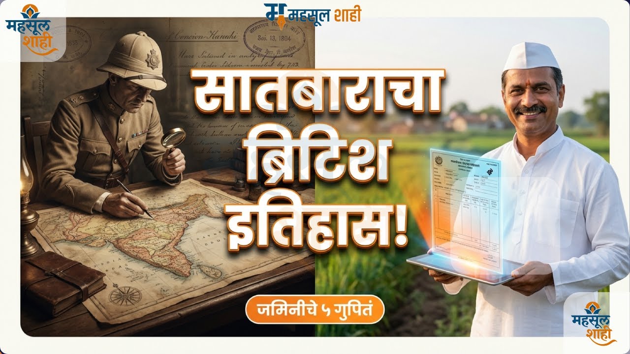 ब्रिटिशांनी महाराष्ट्रातील शेतकऱ्यांना कसे लुटले? रयतवारी ते सातबाराचा खरा इतिहास 🔥| MahsulShahi