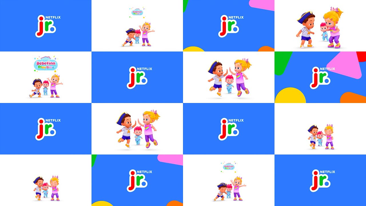 Netflix Jr ,DHX media and Bebefine Playtime Logo Intro Over 1 Million Times
