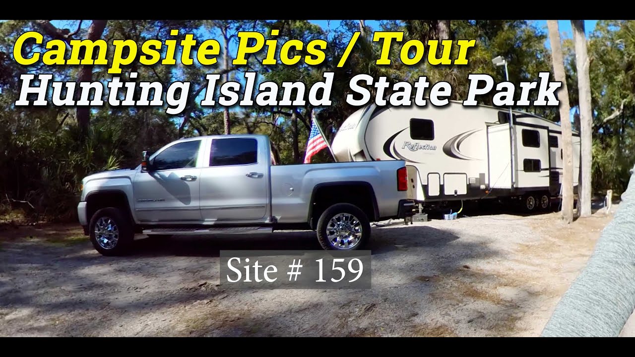 Hunting Island Campground Site Photos | Walk-thru with Site Numbers