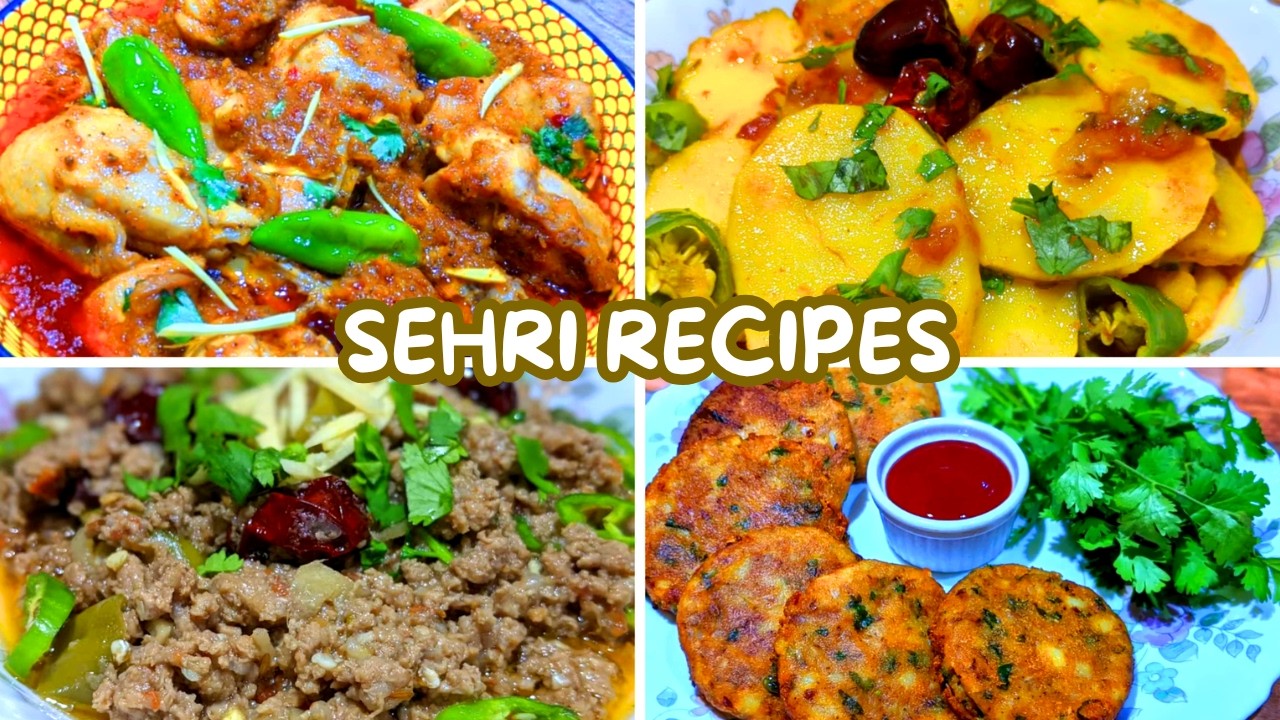 4 Quick & Easy Sehri Recipes l 10 Minute Suhoor Ideas l Ramadan Special l Easy Suhoor Recipes