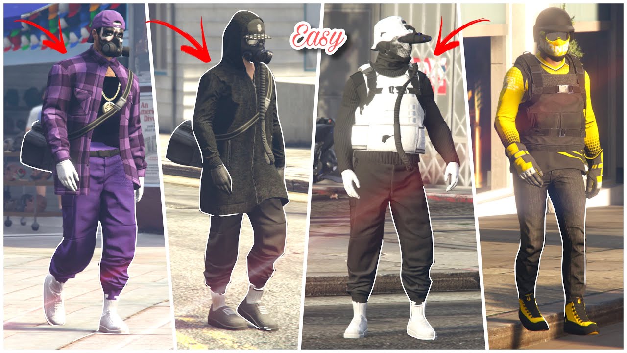4 EASY asf* GTA 5 ONLINE(Tryhard Outfits) Using Clothing Glitches *Full Tutorial* not modded Outfits