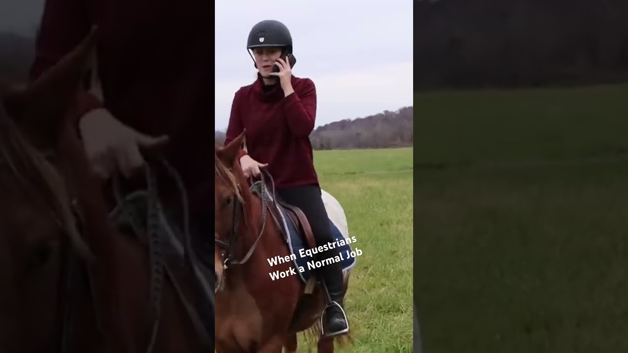 When Equestrians Work a Normal Job