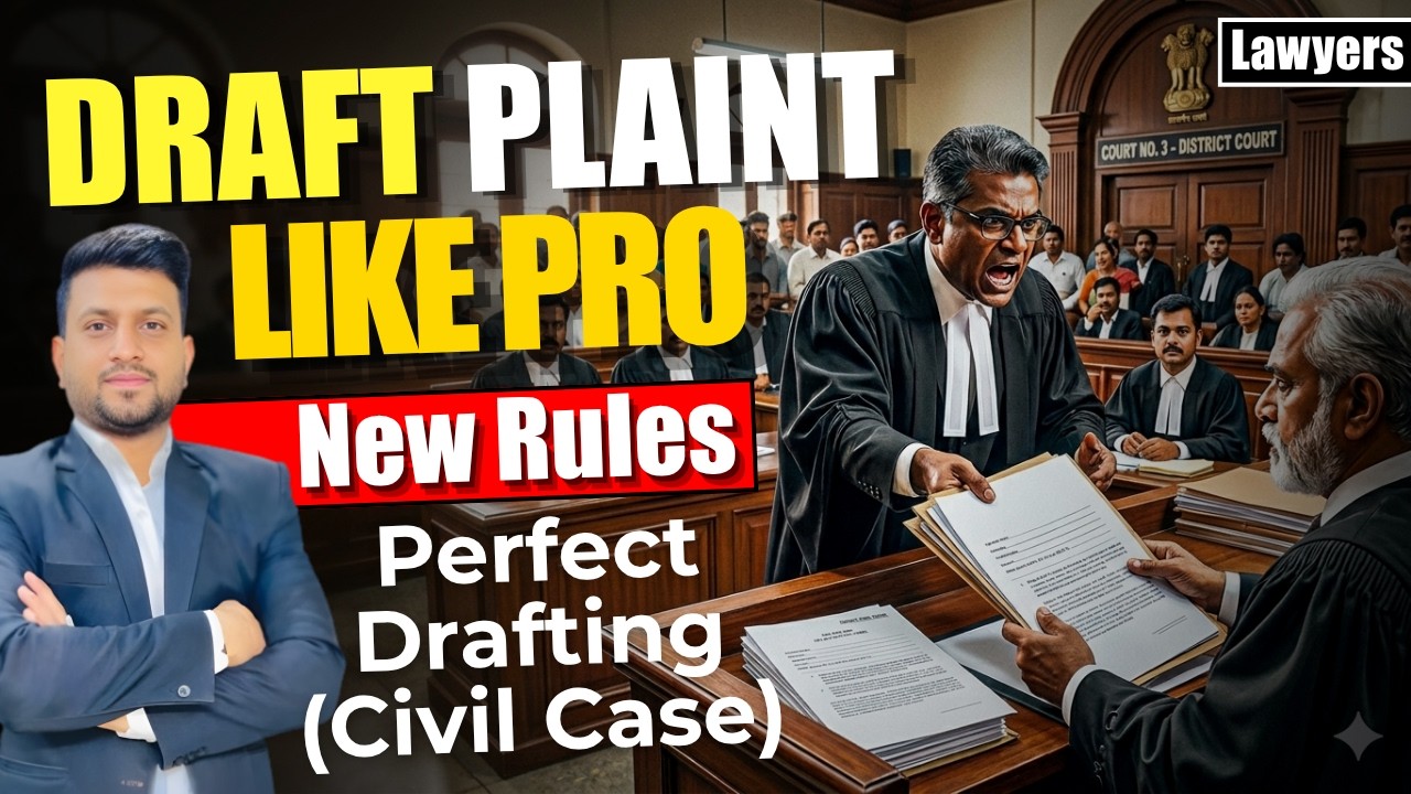 Plaint (CIVIL CASE DRAFTING) | New Rules for Civil Drafting | Smart & Legal Guidance