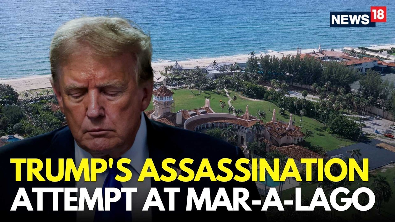 Trump Latest News LIVE | Trump Assassination Attempt Flops, Armed Man Shot Dead At Mar A Lago | N18G