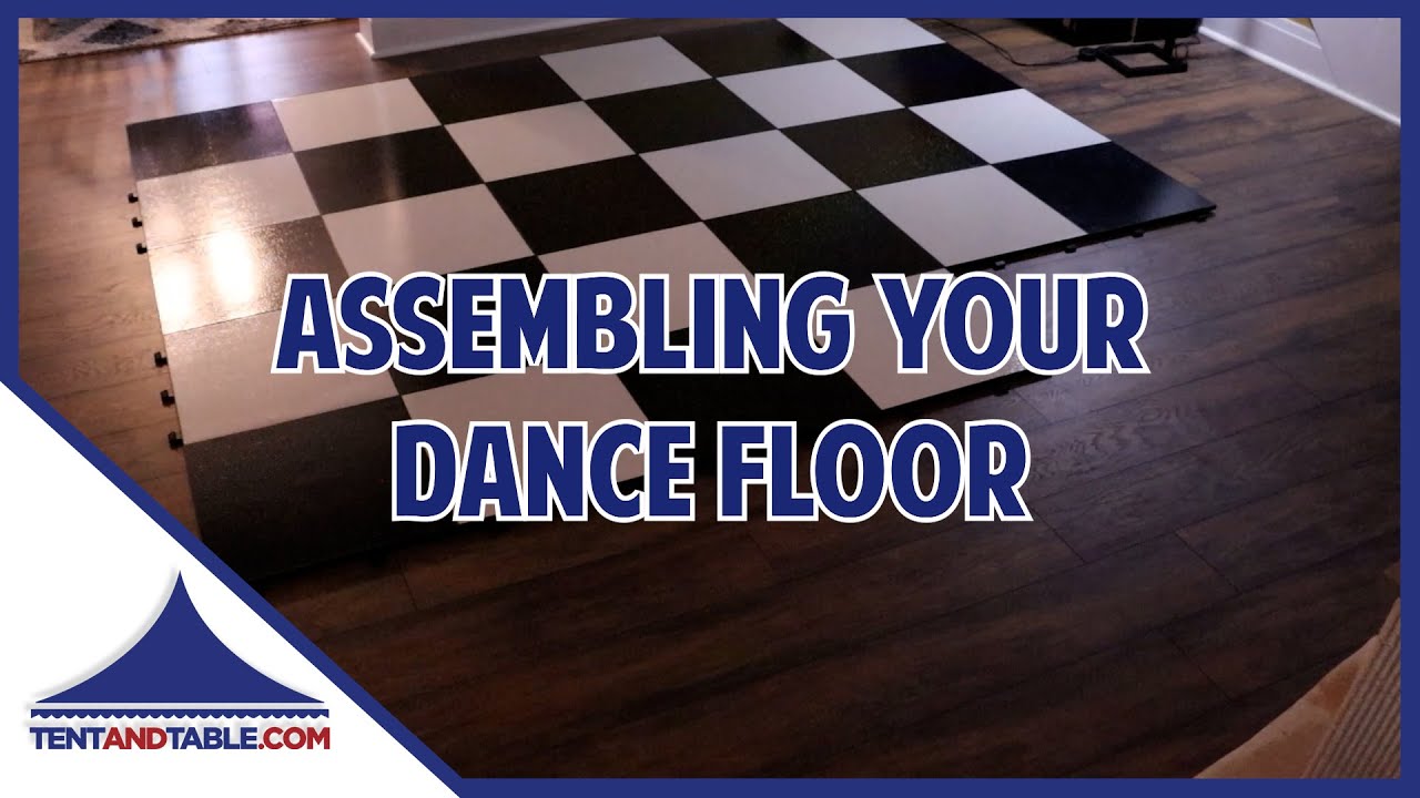 Unboxing and Setting Up Our Heavy Duty Dance Floor | Tent and Table