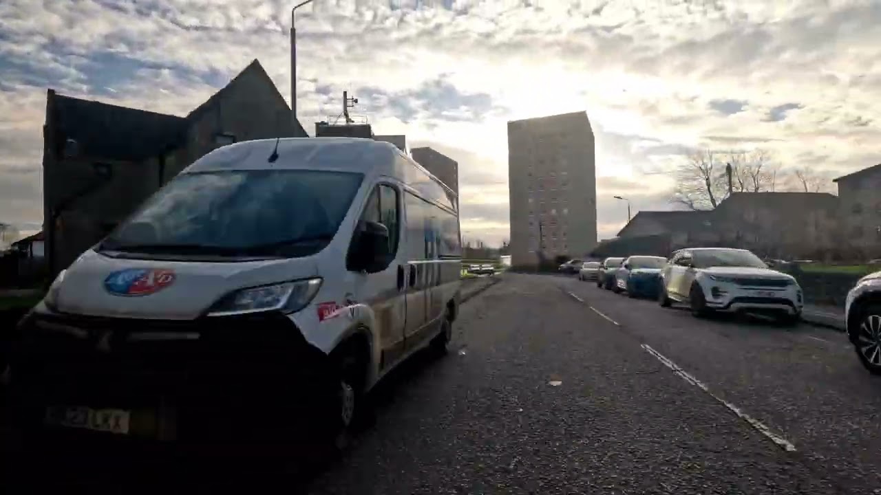 A Time Lapse Tour: Stanley Road Ardrossan to Saltcoats Town Centre & Back SLOWER VERSION 