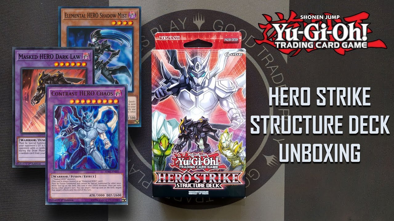 Yu-Gi-Oh! Hero Strike Structure Deck Unboxing【