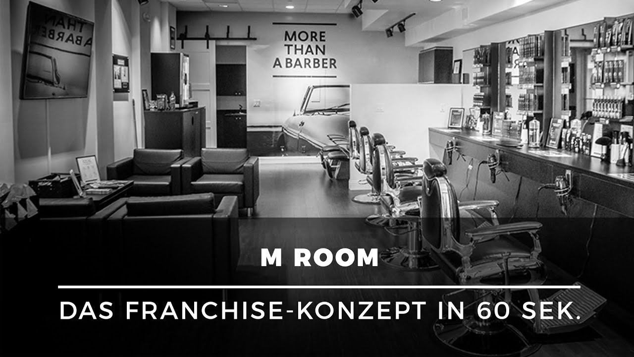 Eigenen Barber Shop eröffnen – Das Franchise-Konzept von M Room in 60 Sek. erklärt