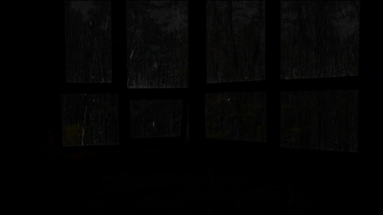 Rain Outside the Window &ndash; Minimal Dark Room Ambience for Focus & Sleep 🌑🌧️