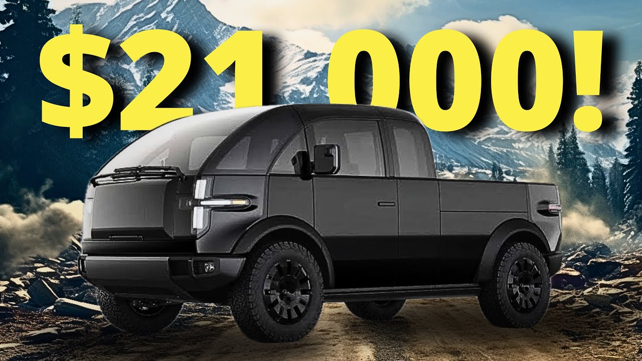IT'S HAPPENING! ALL New GENIUS Canoo Pickup!