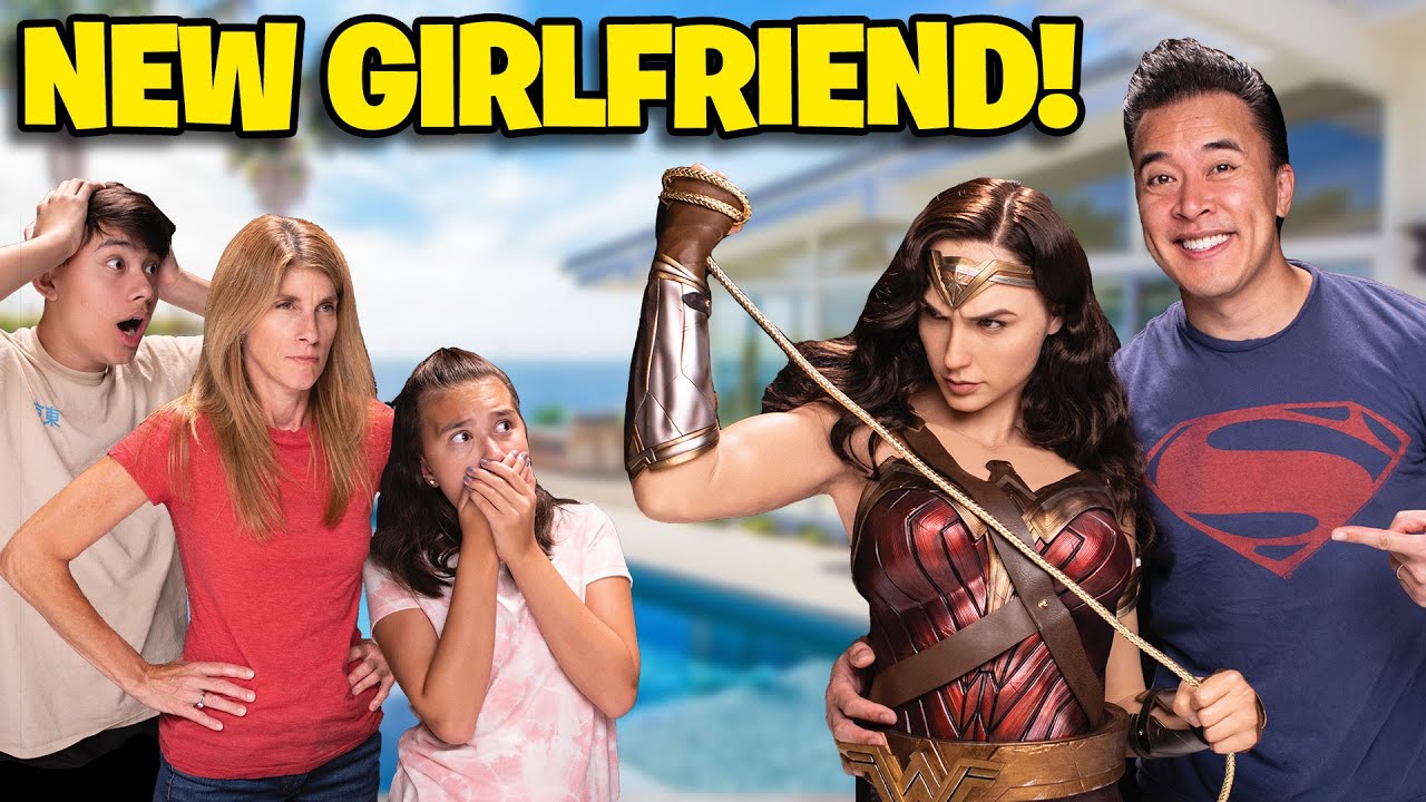MY DAD'S NEW GIRLFRIEND CAN KICK YOUR BUTT!!! Wonder Woman Joins the Family!