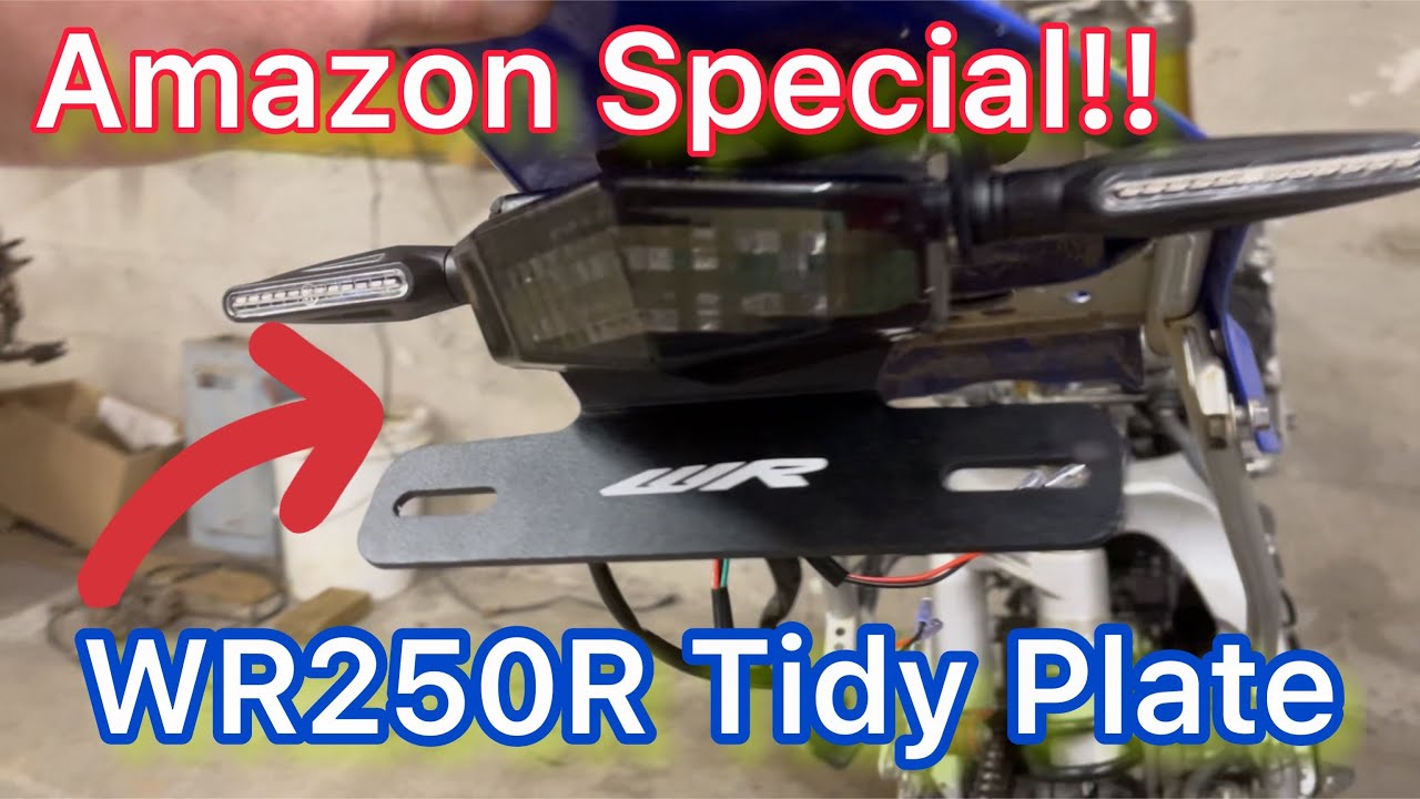 WR250R Rebuild Tidy Plate and Blinkers #wr250r #dualsport