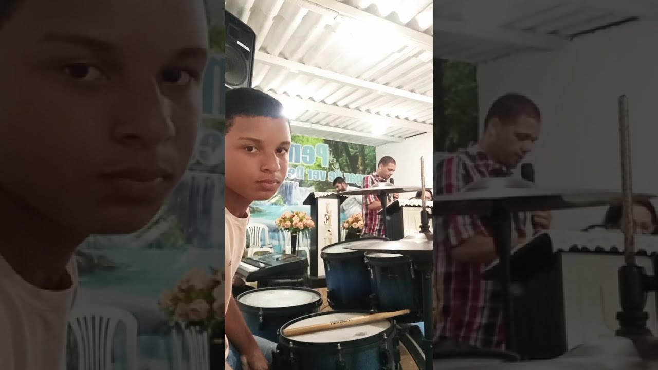 Hino circular, com grupo da igreja visitante 🔥🙌🏾🥁🥁