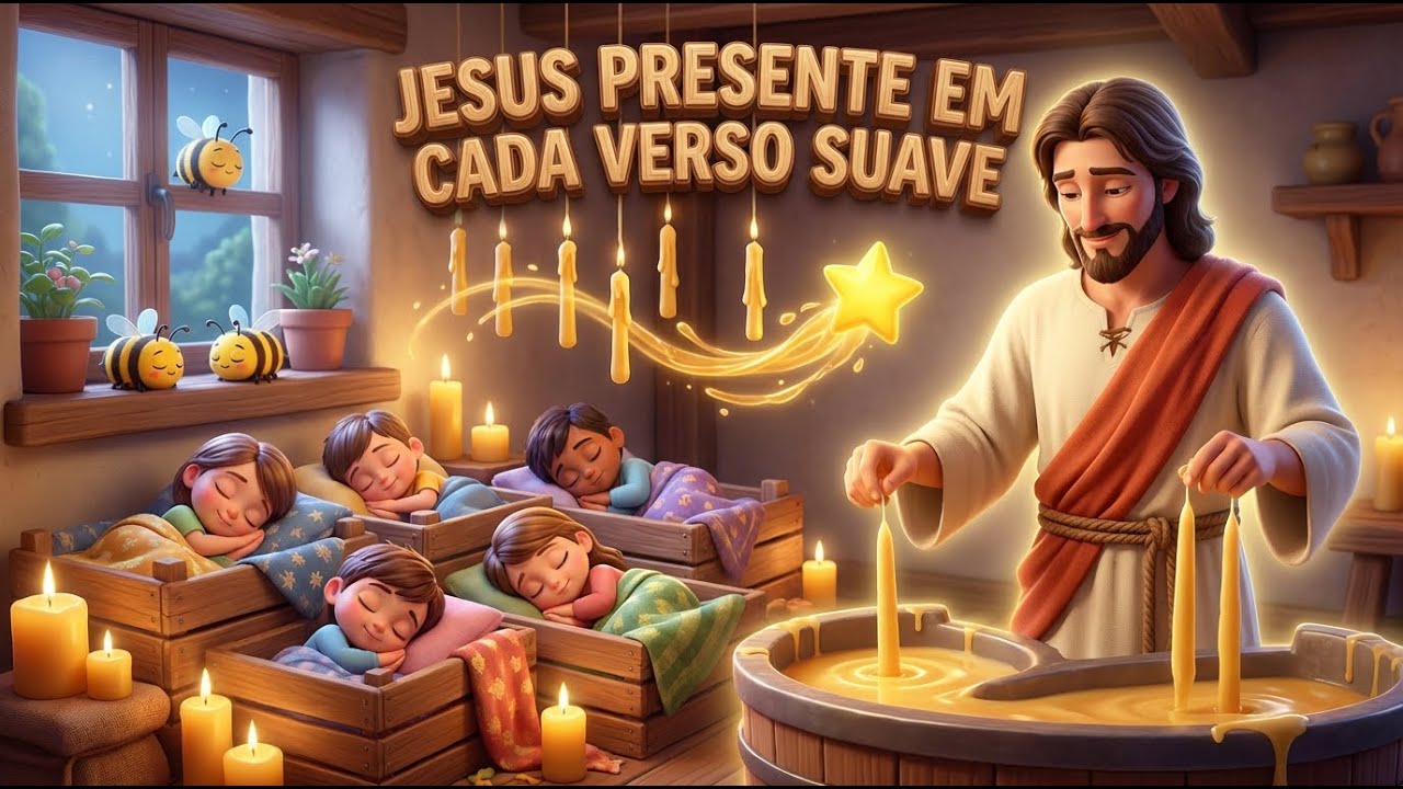 Músicas de ninar com benção, Jesus protege seu pequeno a noite toda