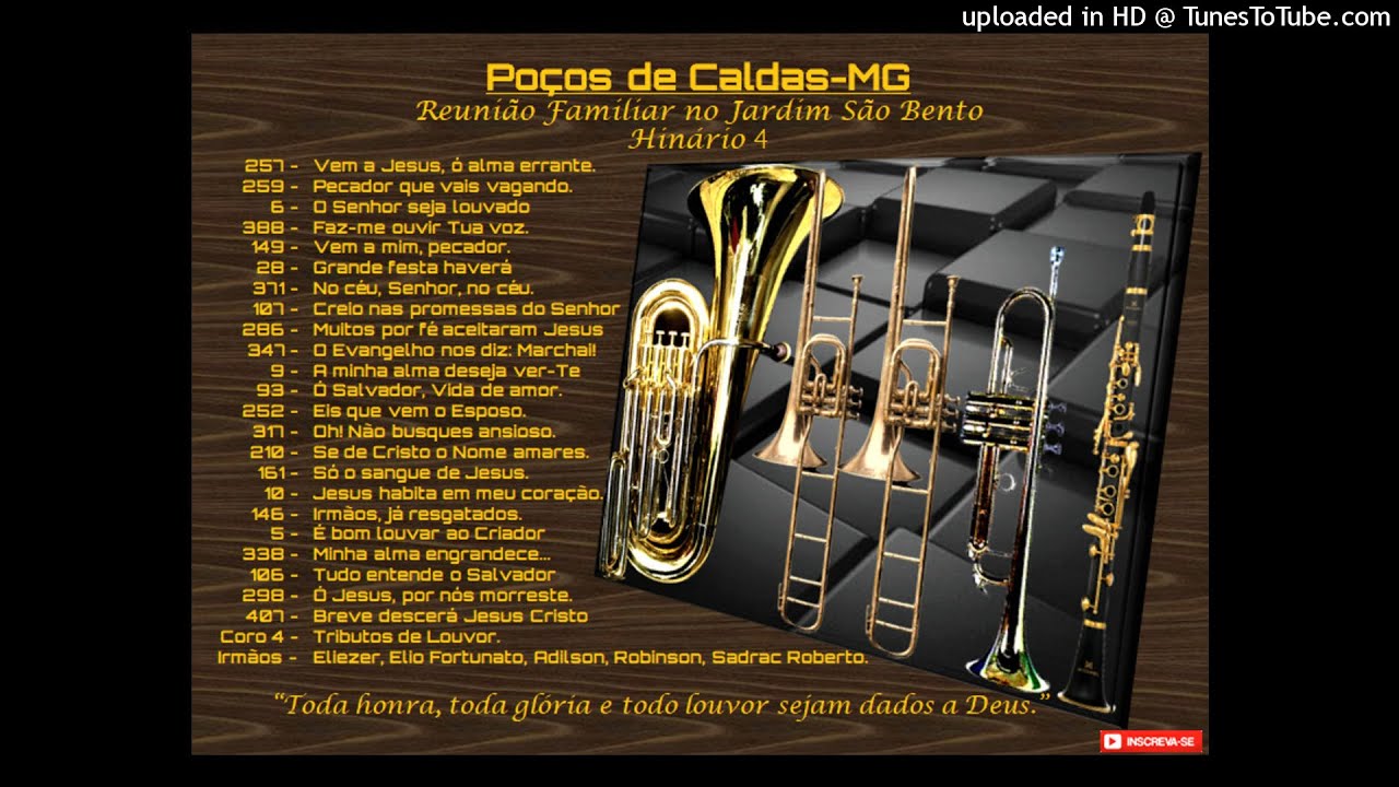 CCB - Hinos com muita comunhão - (1 Clarinete, 1 trompete, 2 trombones e 1 Tuba)