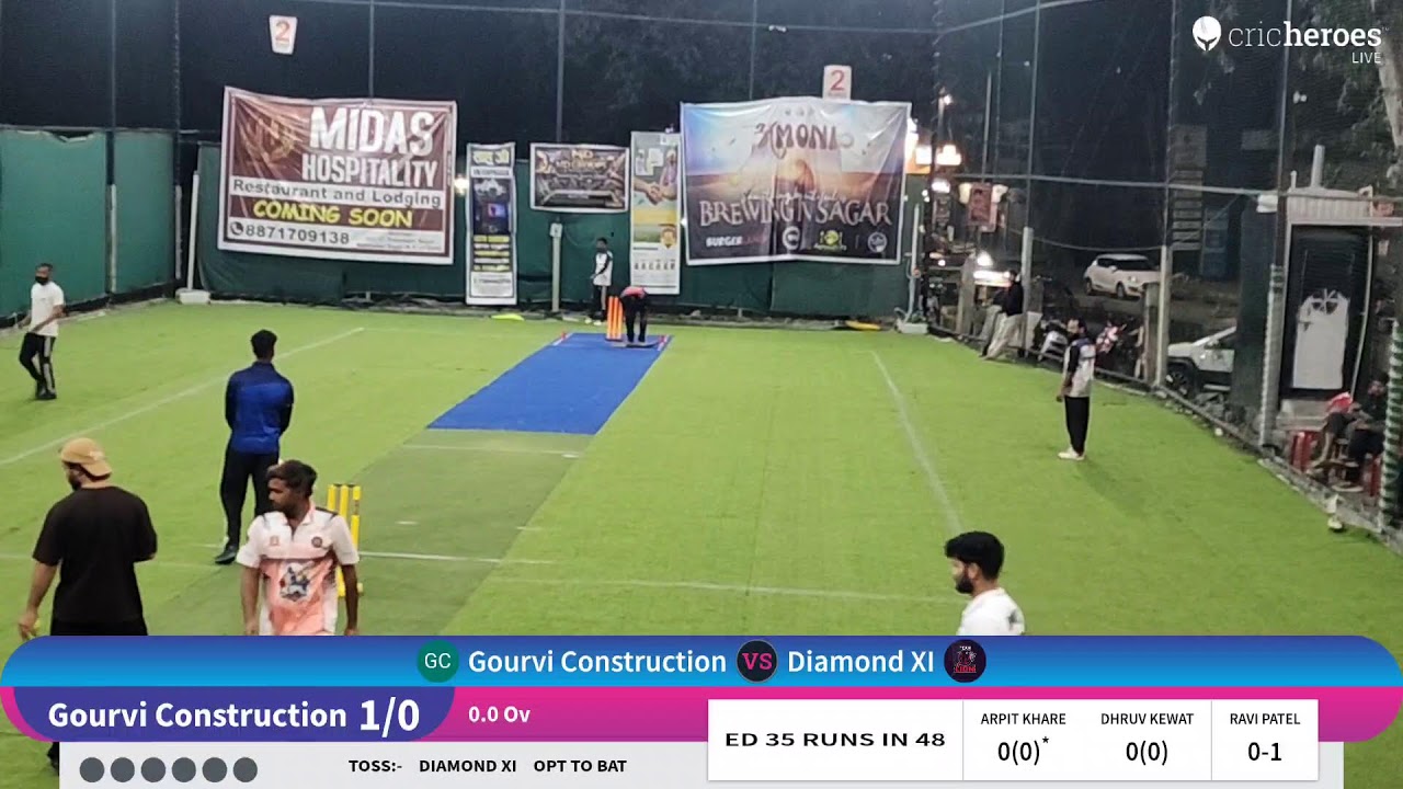 Diamond XI vs Gourvi Construction live cricket match | MAKRONIA PREMIER LEAGUE 2.0 live - yorker tu