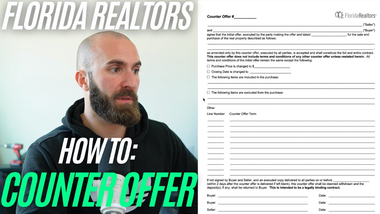 How To Write A Counter Offer- Florida Real Estate