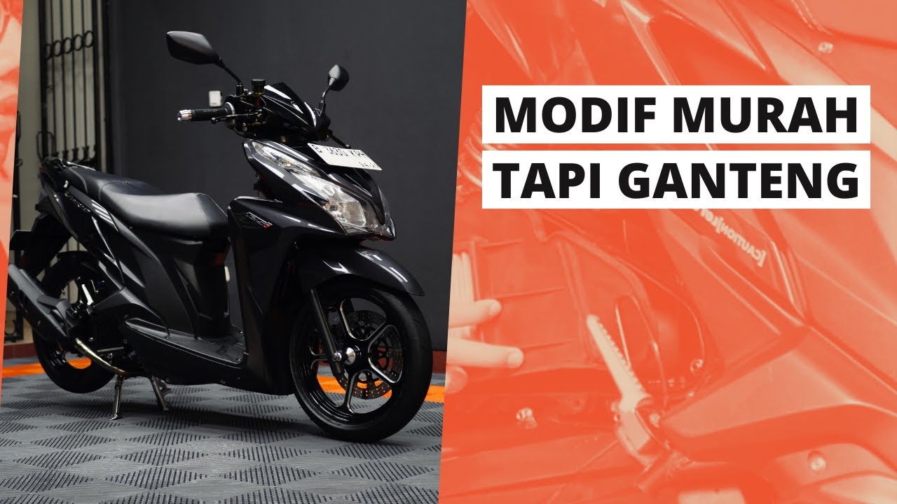 MODIF VARIO MURAH MERIAH BISA GANTENG GAK SIH??