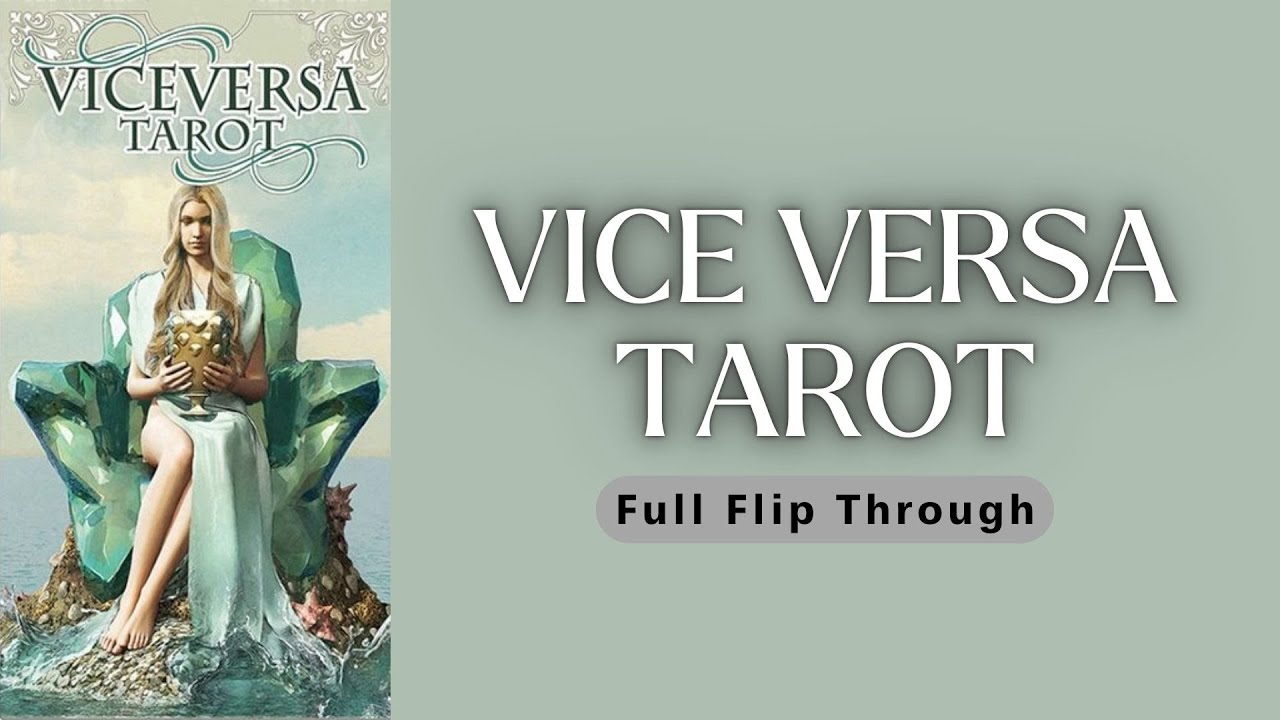 Viceversa Tarot Cards Scarabeo Full Flip Through