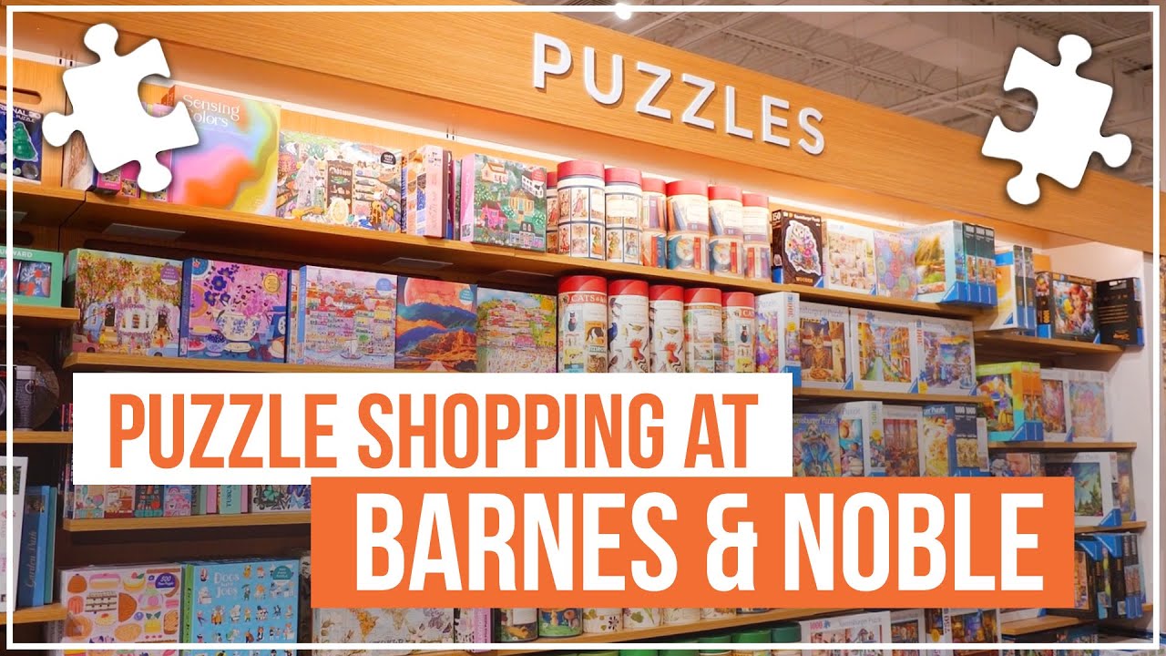 A FABULOUS Puzzle Shopping Trip to BARNES & NOBLE! | Mudpuppy Puzzles, Re-Marks Puzzles & Galison