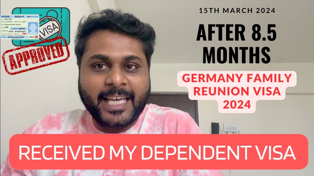 FINALLY RECEIVED MY DEPENDENT VISA GERMANY | FAMILY REUNION VISA 2024 | SPOUSE VISA GERMANY |
