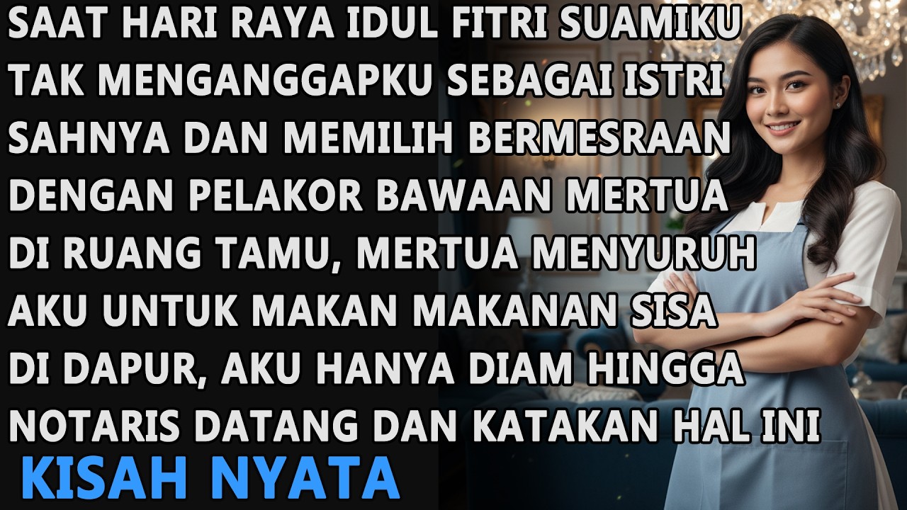 SAAT HARI RAYA SUAMI TAK MENGANGGAPKU SEBAGAI ISTRINYA DAN MEMILIH BERMESRAAN DENGAN PELAKOR, NAMUN