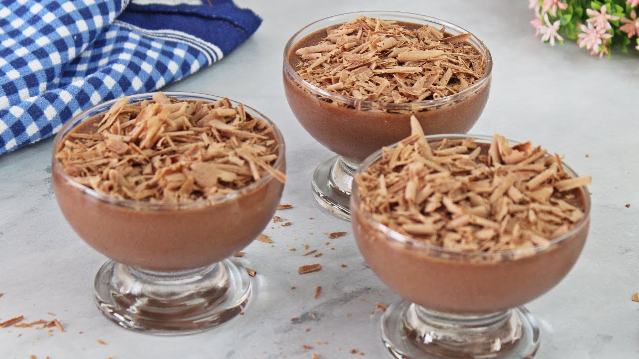 MOUSSE DE CHOCOLATE - SEM OVO | SEM GELATINA - APENAS 3 INGREDIENTES