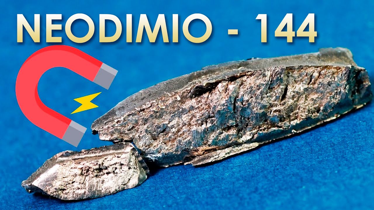 Neodimio - ¡Un metal utilizado para fabricar imanes!
