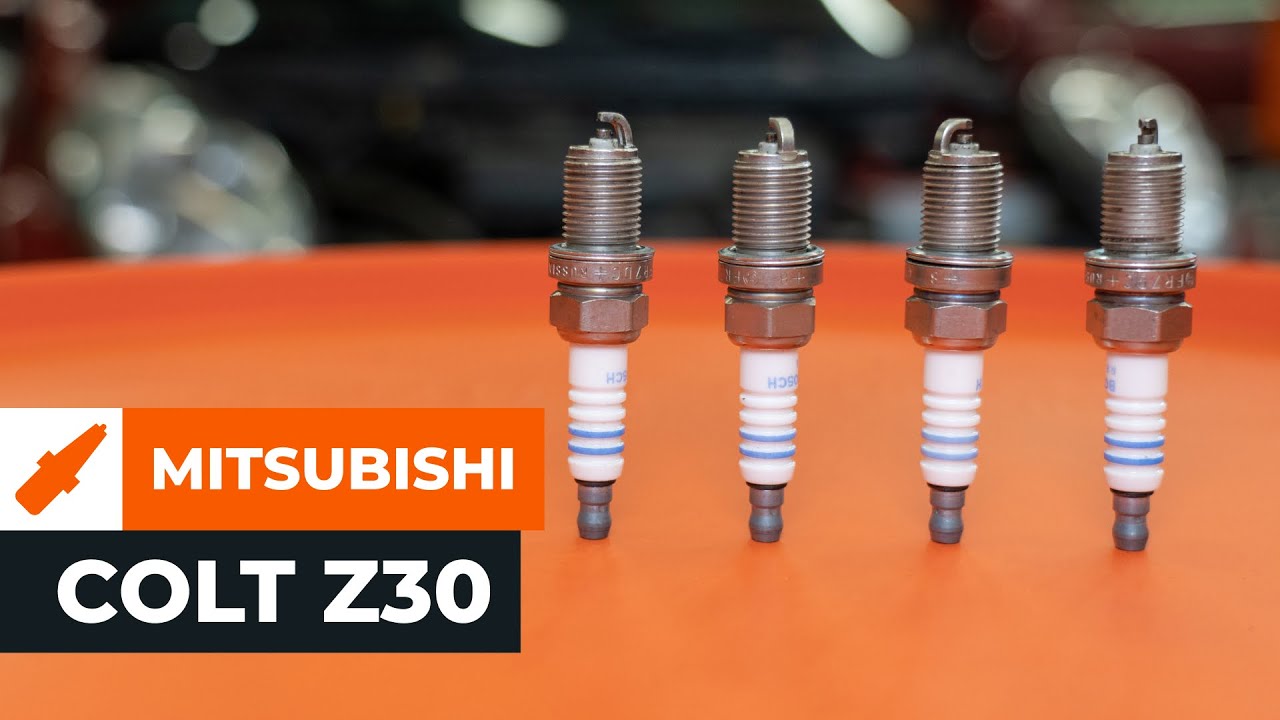 Wie MITSUBISHI COLT Z30  Zündkerze wechseln TUTORIAL | AUTODOC