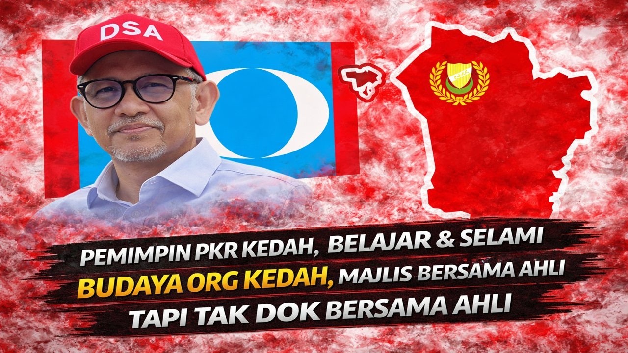 Pemimpin PKR Kedah, belajar & selami budaya org Kedah, majlis bersama ahli tapi tak dok bersama ahli