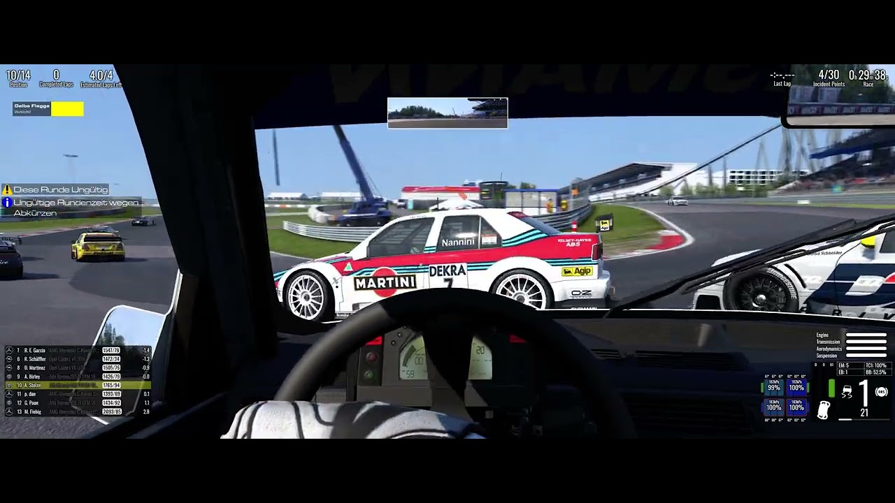 Raceroom Ranked Multiplayer Nordschleife NLS DTM 1995 im Alfa Romeo 155 TI [4Kp60]