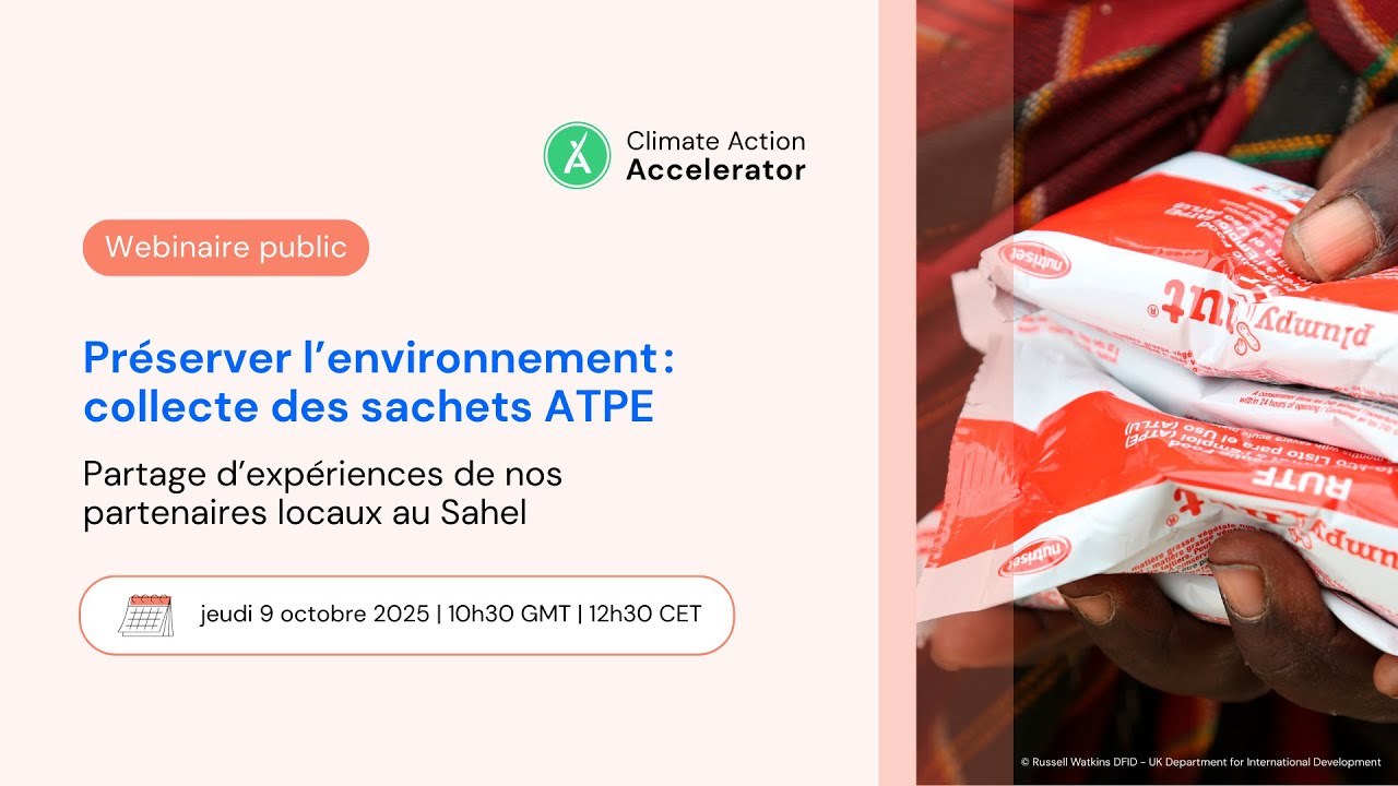 Préserver l’environnement : collecte des sachets ATPE