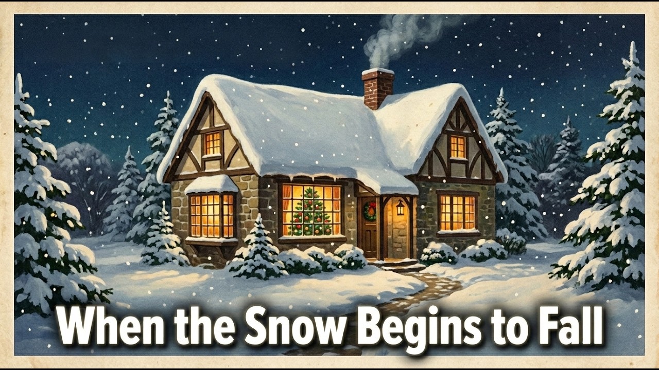 When the Snow Begins to Fall (Day 106/365) | 1970s Style Holiday Folk Song