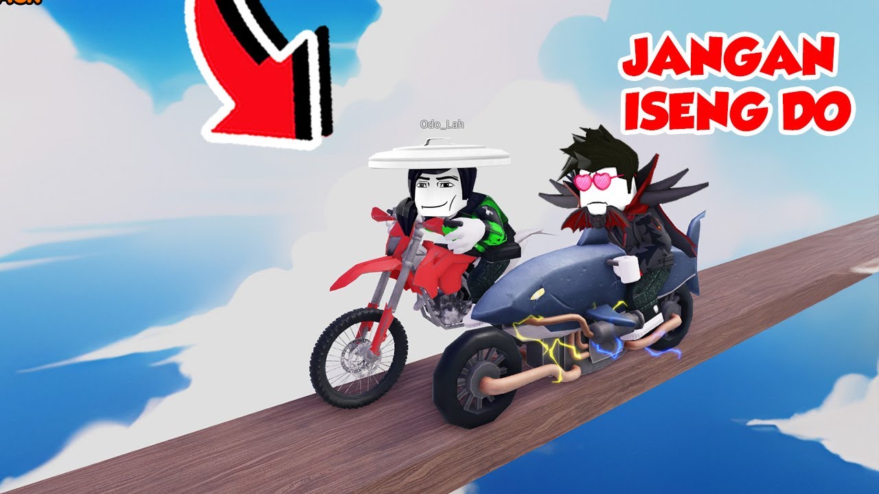 DUO KOCAK BALAPAN MOTORCROSS LAGI DI JALUR PALING EKSTRIM DI ROBLOX!!!
