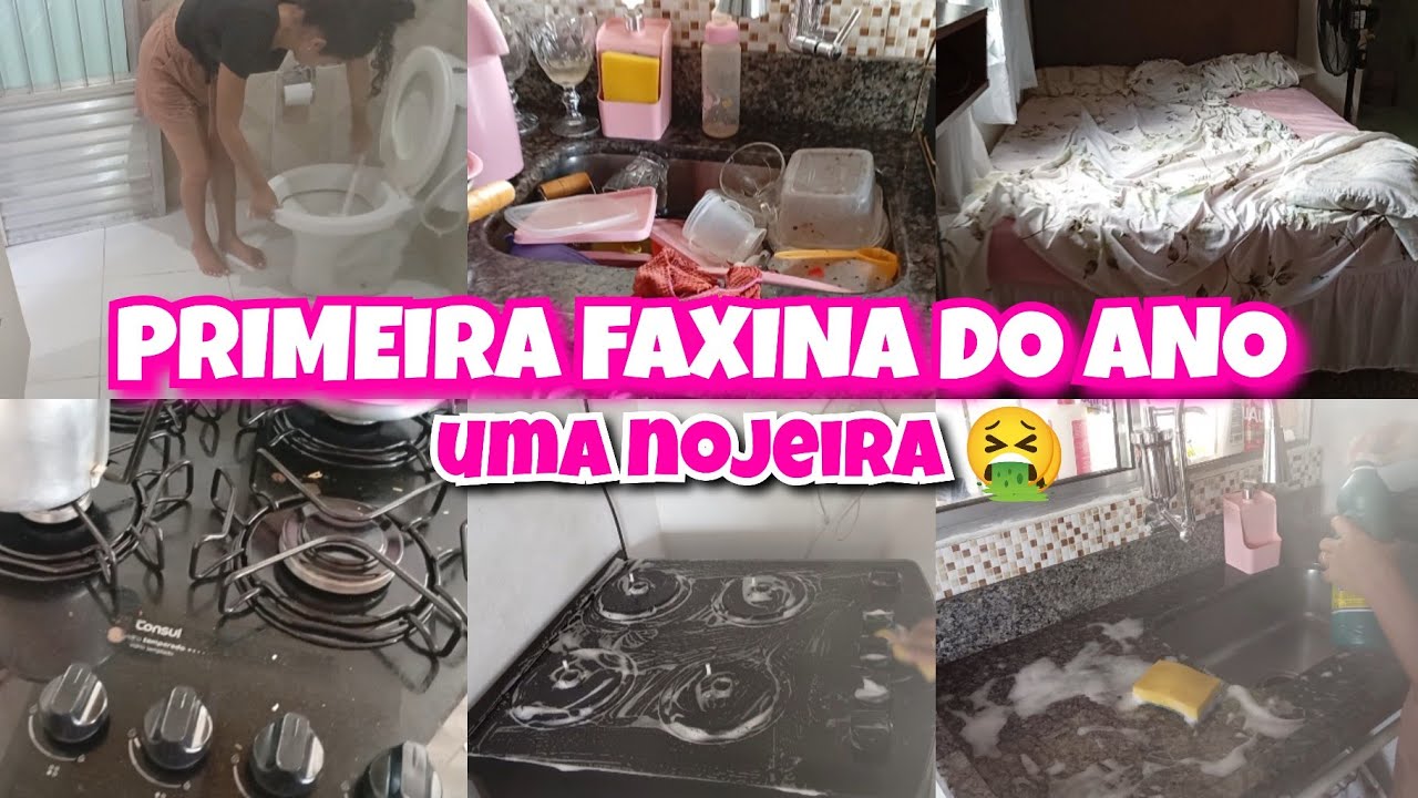 PRIMEIRA FAXINA PESADA NA CASA | TAVA UM CAOS🤮