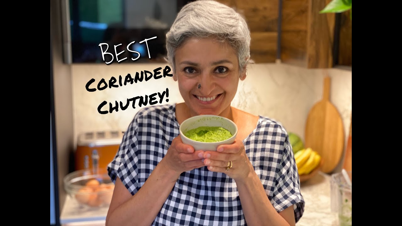 BEST CORIANDER PEANUT CHUTNEY | Coriander chutney recipe | Chutney in minutes | Food with Chetna