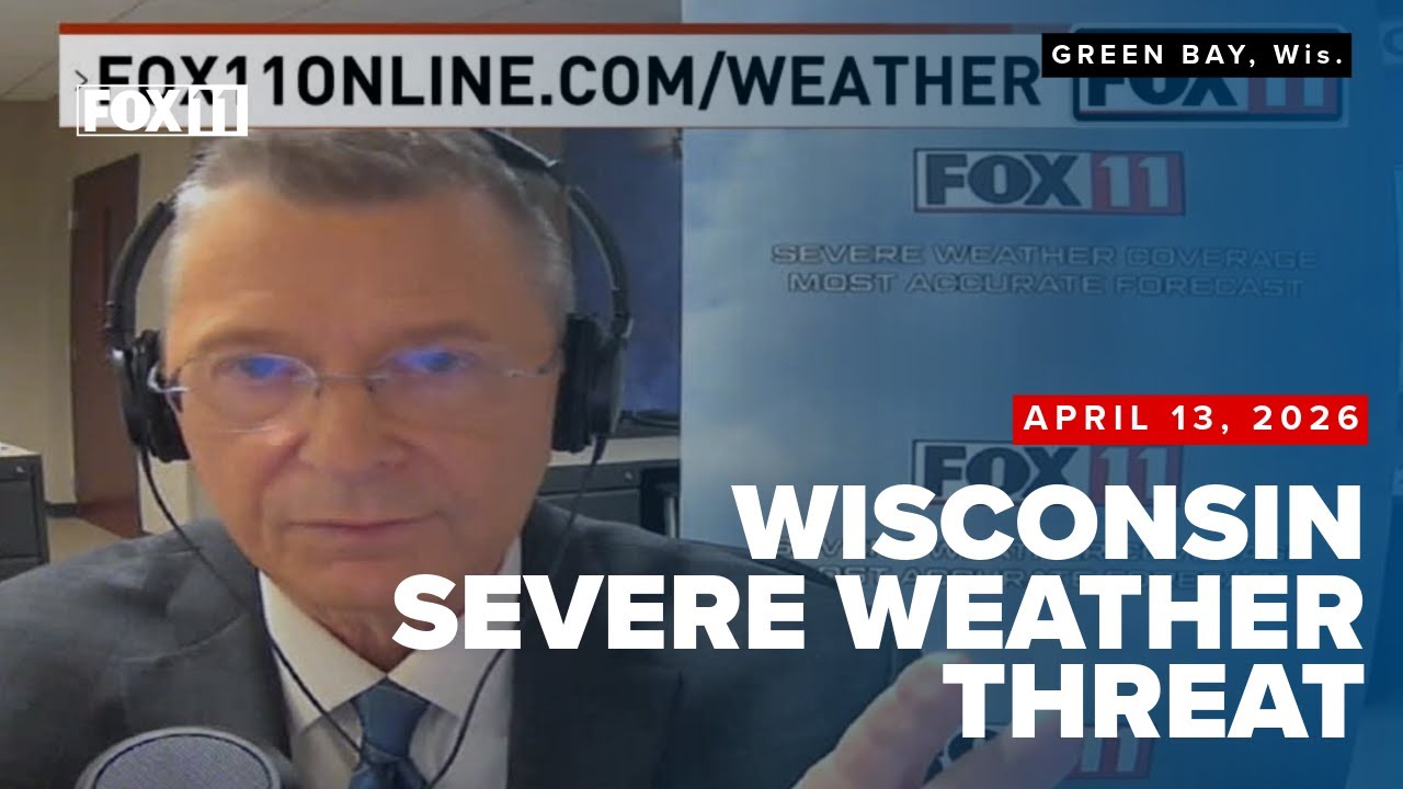 В Висконсине возможны торнадо и крупный град: Пит Петониак анализирует прогноз погоды.