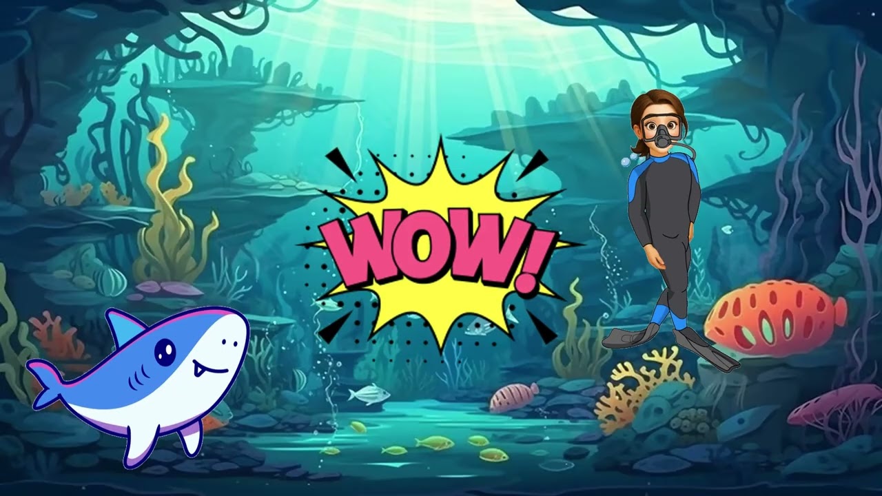 PODVODNA AVANTURA SA KSENIJOM! UCIMO ZIVOTINJE, OBLIKE, BOJE I PODVODNI SVET!