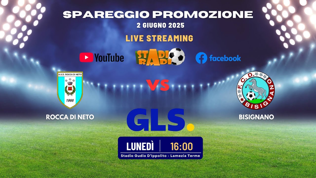 Rocca di Neto - Bisignano spareggio per la Promozione