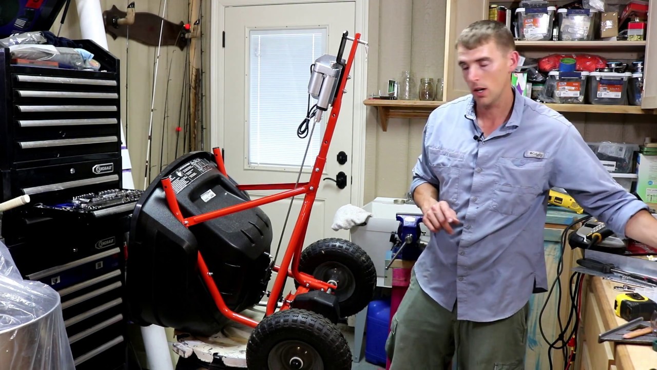 Custom 130lb Agri-Fab Pull Spreader for Zero turns. With Remote!!