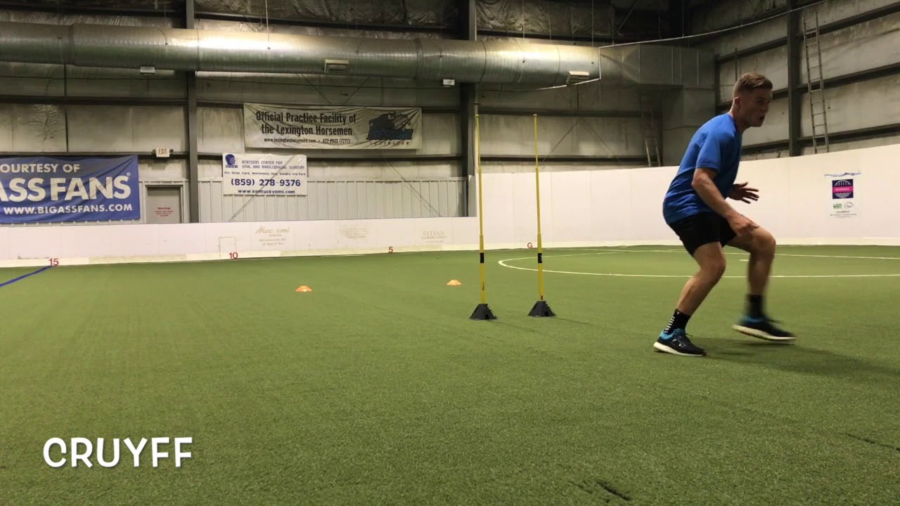 RECEIVING TO TURN (ID3 SOCCER ACADEMY, PROFESSIONAL SOCCER TRAINING, COERVER SKILLS)
