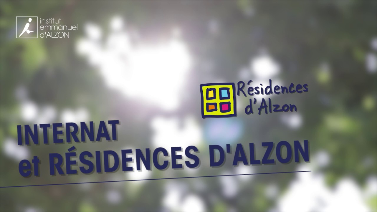 VISITE VIRTUELLE DES RESIDENCES  D'ALZON ET DE L'INTERNAT