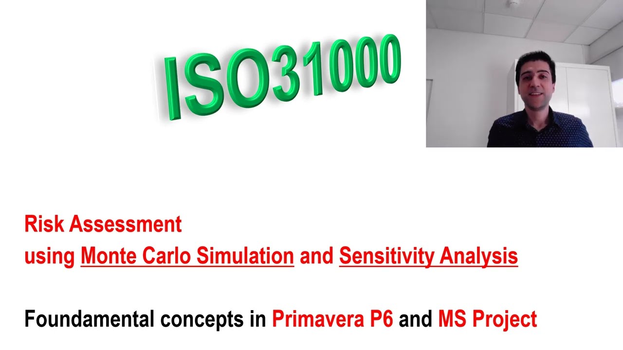 Monte Carlo Simulation & Sensitivity Analysis- Risk ISO31000 - Primavera P6 & MS Project Foundations
