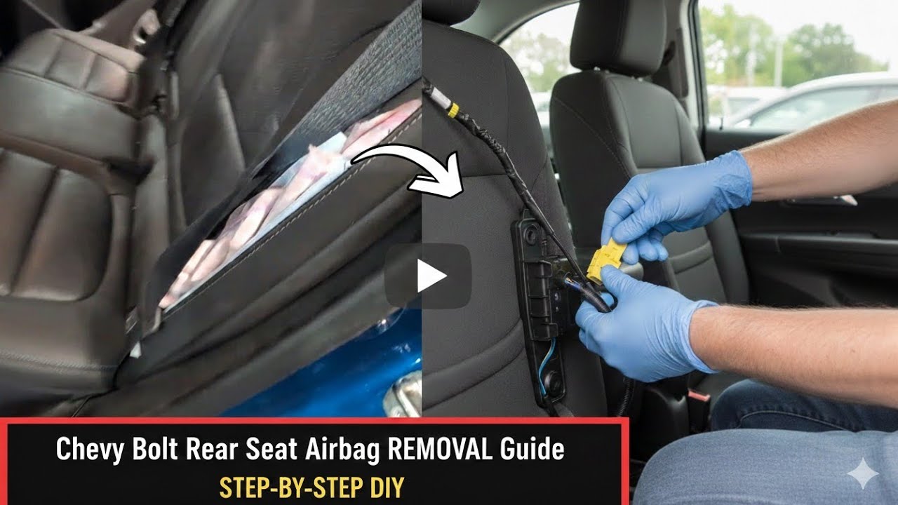 Chevy Bolt Rear Seat Airbag Removal Guide (2019-2023) | Step-by-Step DIY