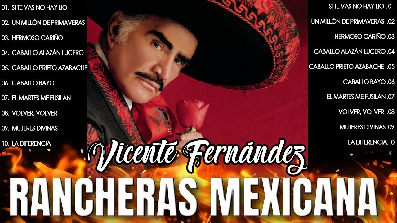 🎶 Vicente Fern&aacute;ndez &ndash; &Eacute;xitos Eternos de Rancheras 🎤 Lo Mejor de M&eacute;xico 🇲🇽 🎶