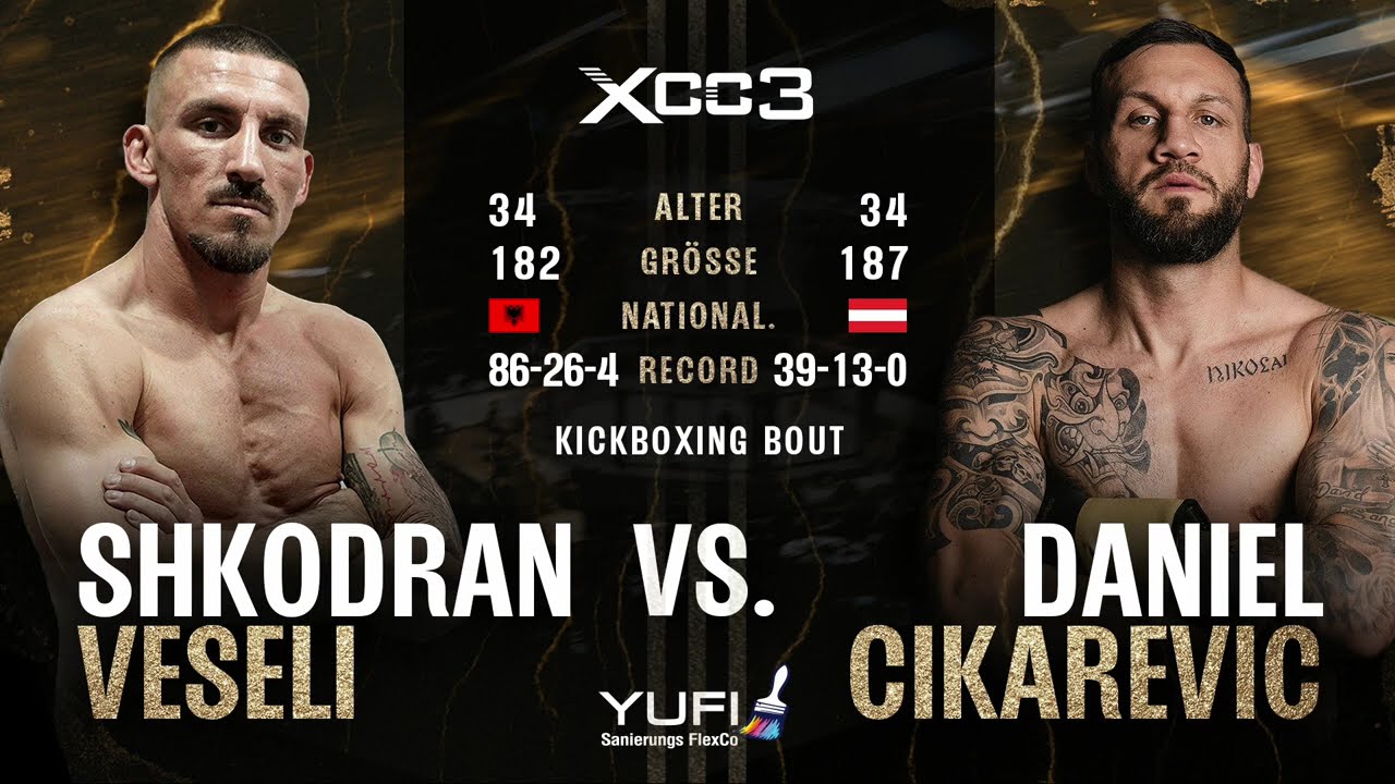 Shkodran Veseli vs Daniel Cikarevic | XCC3 FULL FIGHT