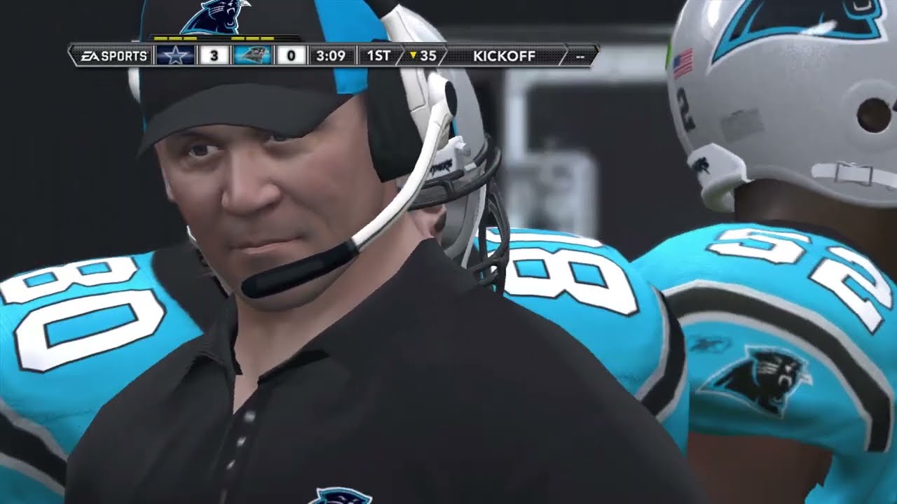 Madden NFL 12 Gameplay - Dallas Cowboys vs Carolina Panthers
