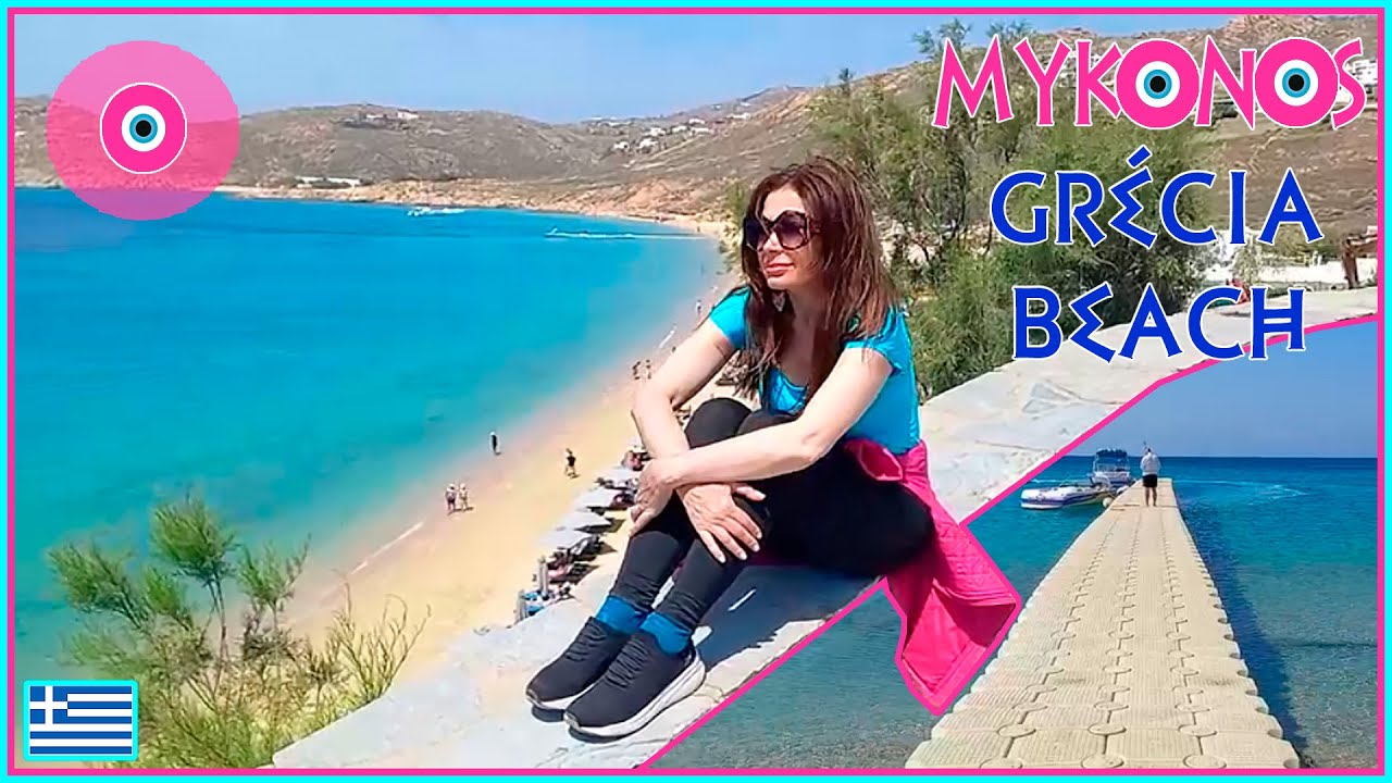 Praia Elia, Mykonos, Gr&eacute;cia - Elia Beach, Mykonos, Greece