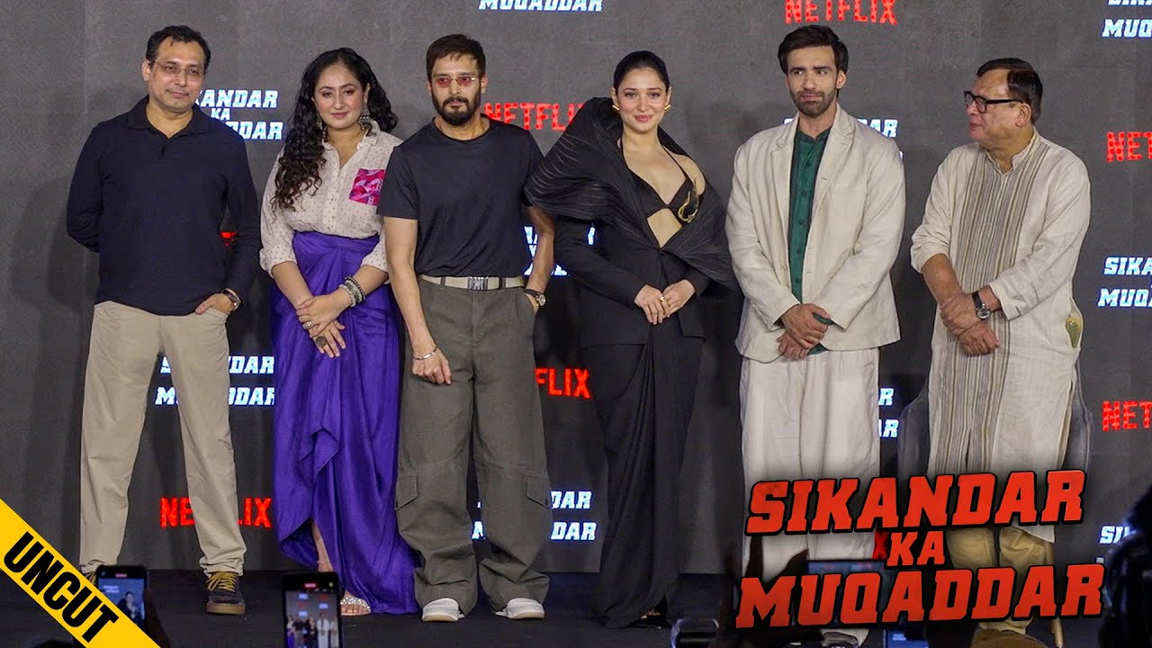 UNCUT - Sikandar Ka Muqaddar | Official Trailer Launch | Tamannaah, Jimmy ,Avinash, Rajeev | Netflix