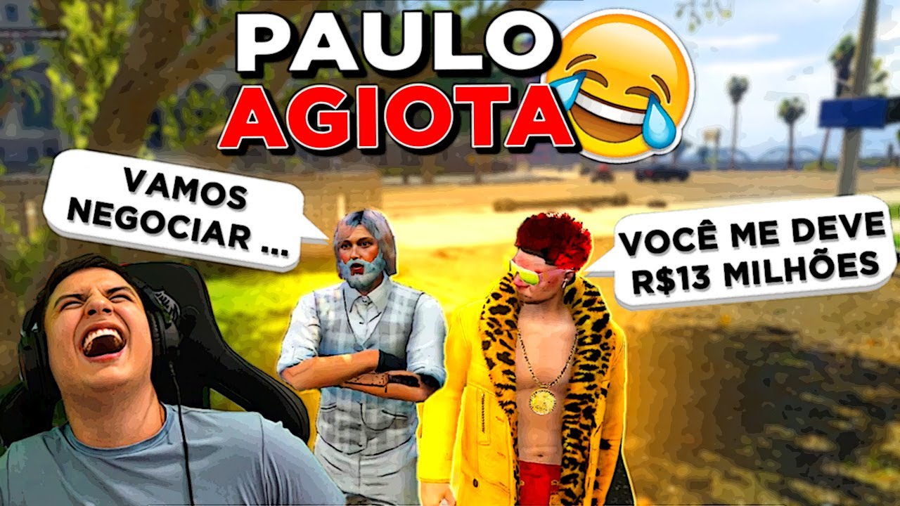 FUI COBRAR O SAF4DO QUE ME DEVE DINHEIRO no GTA RP 🤬 (Modder Clips)